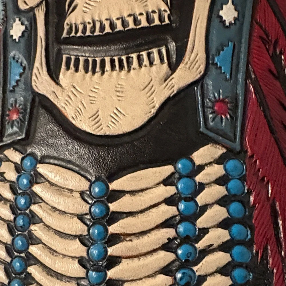 Liberty Boot Company hand made tooled, Lynard Skynard cowboy Boots. NIB. - Picture 2 of 13